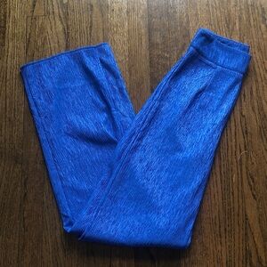 3/$10 Nasty Gal Electric Blue Crepey Textured Fit & Flare Bold Dress Trousers